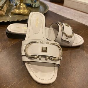 FERRAGAMO SLIDE SANDALS - size 6.5